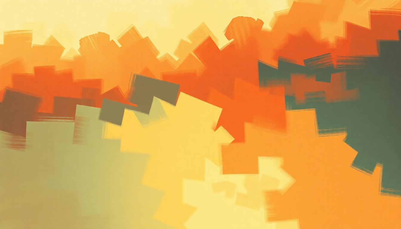 Fan-driven abstract illustration evoking the emotional arc of Pulled Up by Talking Heads