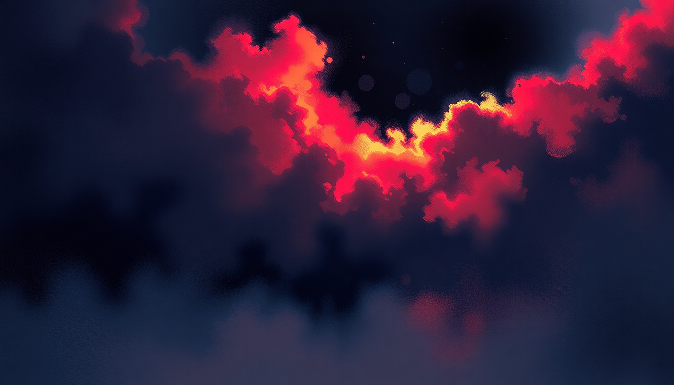 Fan-driven abstract illustration evoking the emotional arc of Pump Up the Volume by Eric B and Rakim