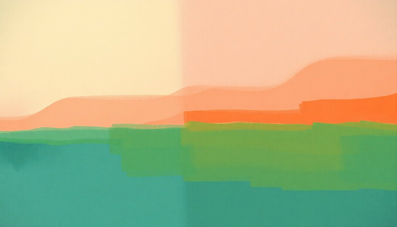 Fan-driven abstract illustration evoking the emotional arc of Put Some Drive in Your Country by Travis Tritt