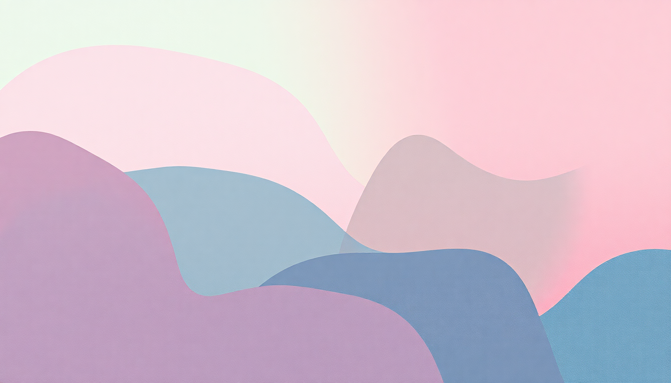 Fan-driven abstract illustration evoking the emotional arc of Putty Boy Strut by Flying Lotus