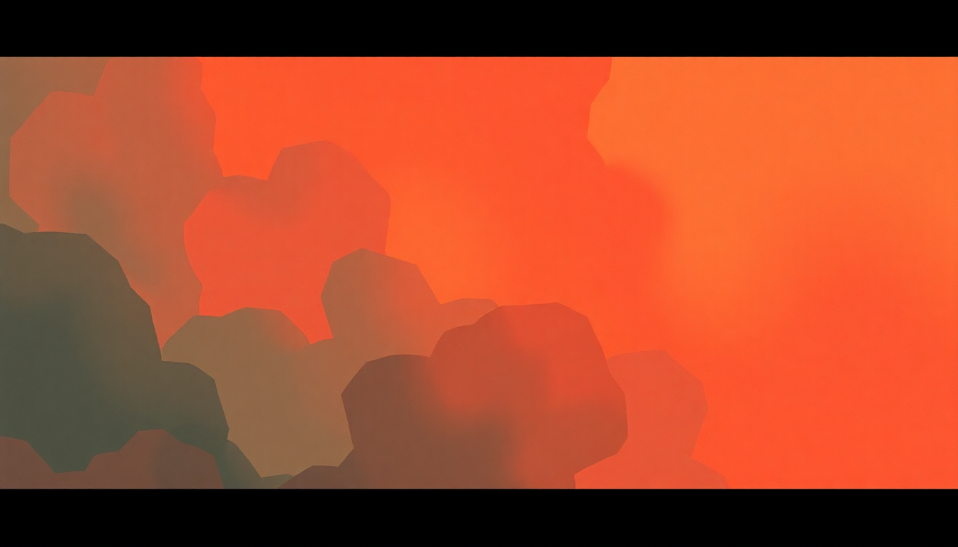 Fan-driven abstract illustration evoking the emotional arc of Queen of Hearts by Twice