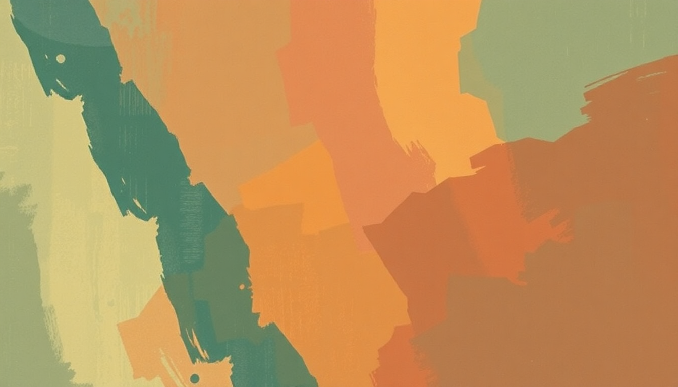 Fan-driven abstract illustration evoking the emotional arc of R U Still in 2 It by Mogwai