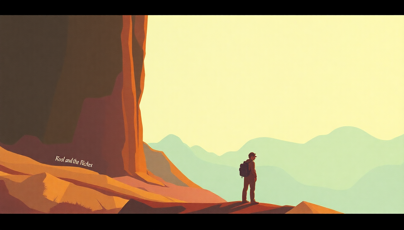 Fan-driven abstract illustration evoking the emotional arc of Rags to Riches by Kool and the Gang