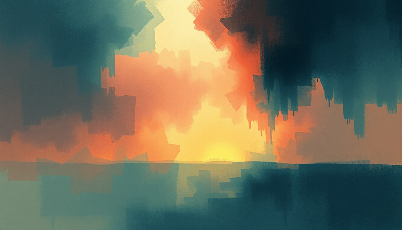 Fan-driven abstract illustration evoking the emotional arc of Rape Me by Nirvana