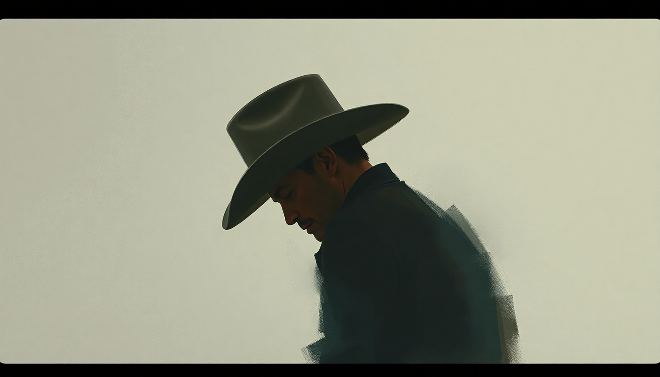 Fan-driven abstract illustration evoking the emotional arc of Real Good Man by Tim McGraw