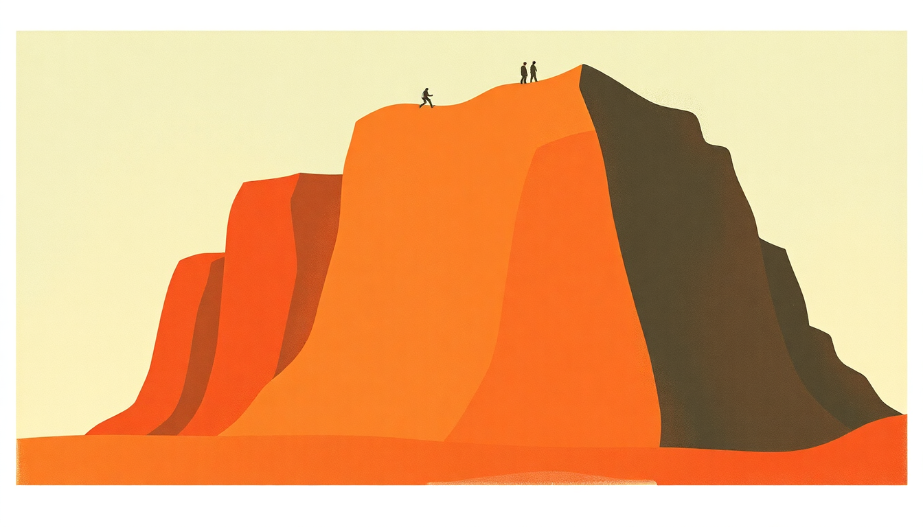 Fan-driven abstract illustration evoking the emotional arc of Refugee by Tom Petty and the Heartbreakers