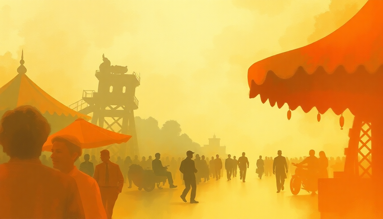 Fan-driven abstract illustration evoking the emotional arc of Renaissance Fair by The Byrds