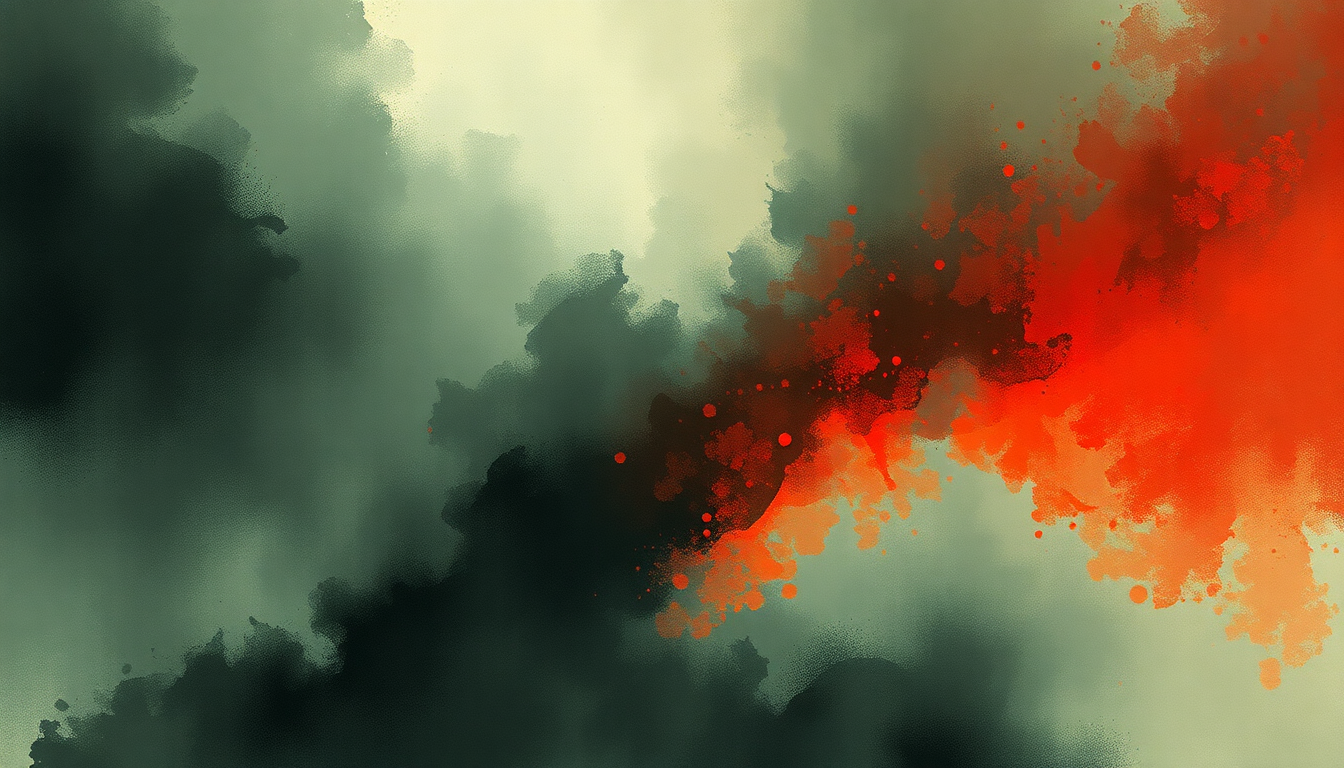 Fan-driven abstract illustration evoking the emotional arc of Renegades by Rage Against the Machine