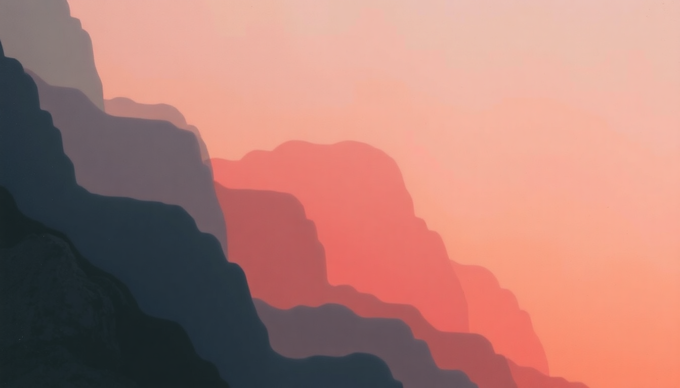 Fan-driven abstract illustration evoking the emotional arc of Replicas by Gary Numan