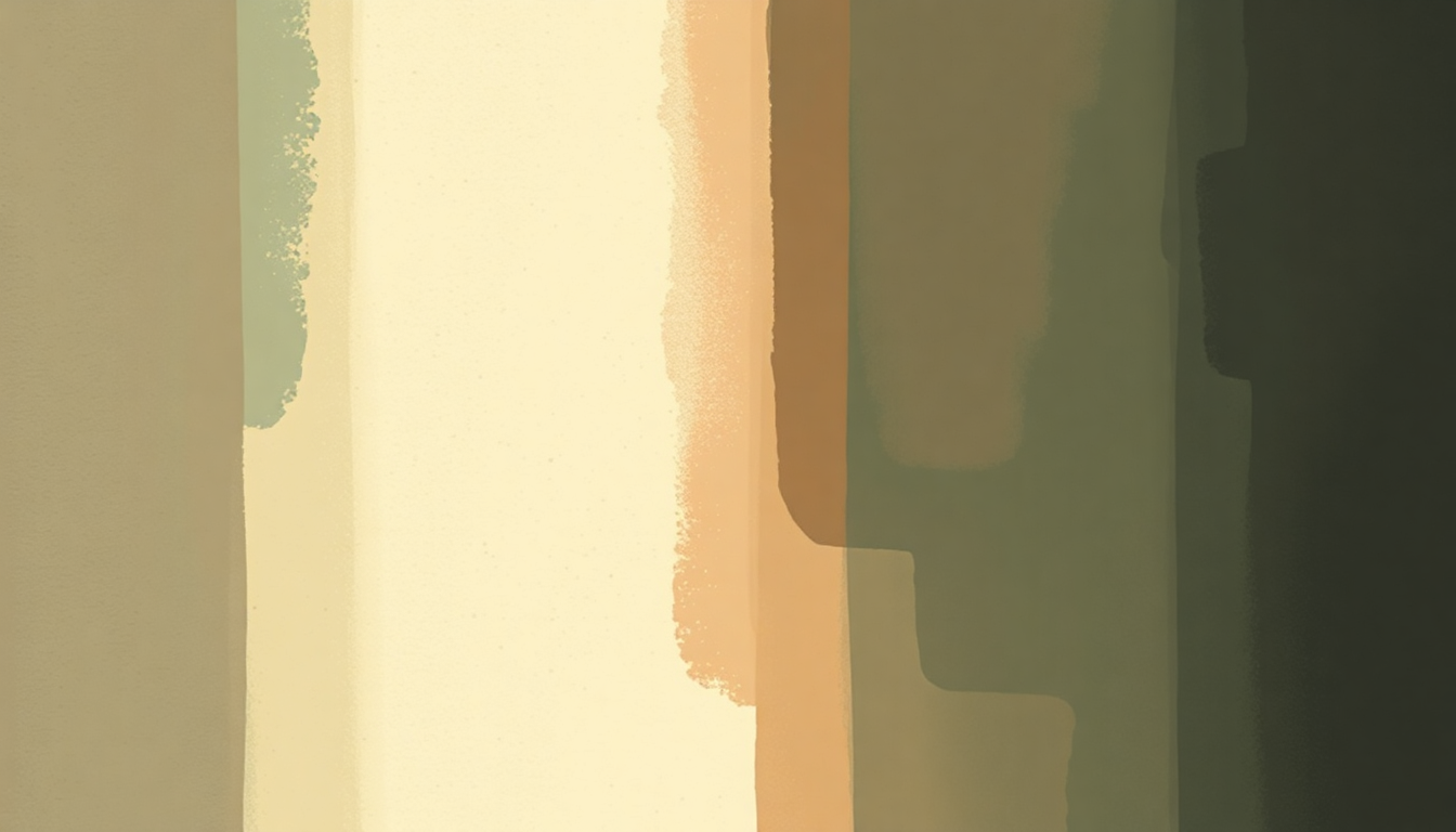 Fan-driven abstract illustration evoking the emotional arc of Rescue by Lucky Daye