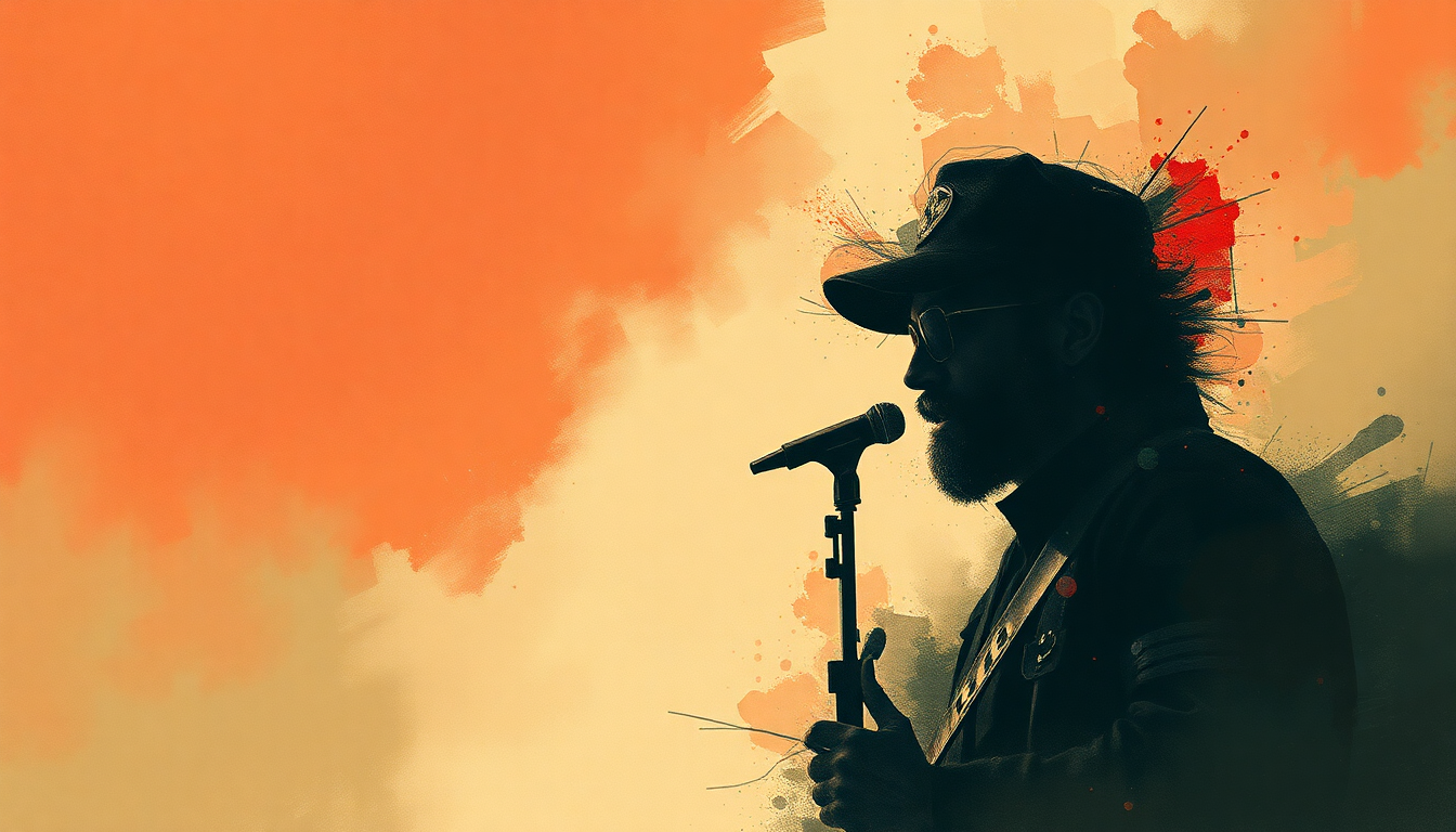 Fan-driven abstract illustration evoking the emotional arc of Respect Commander by Jack White