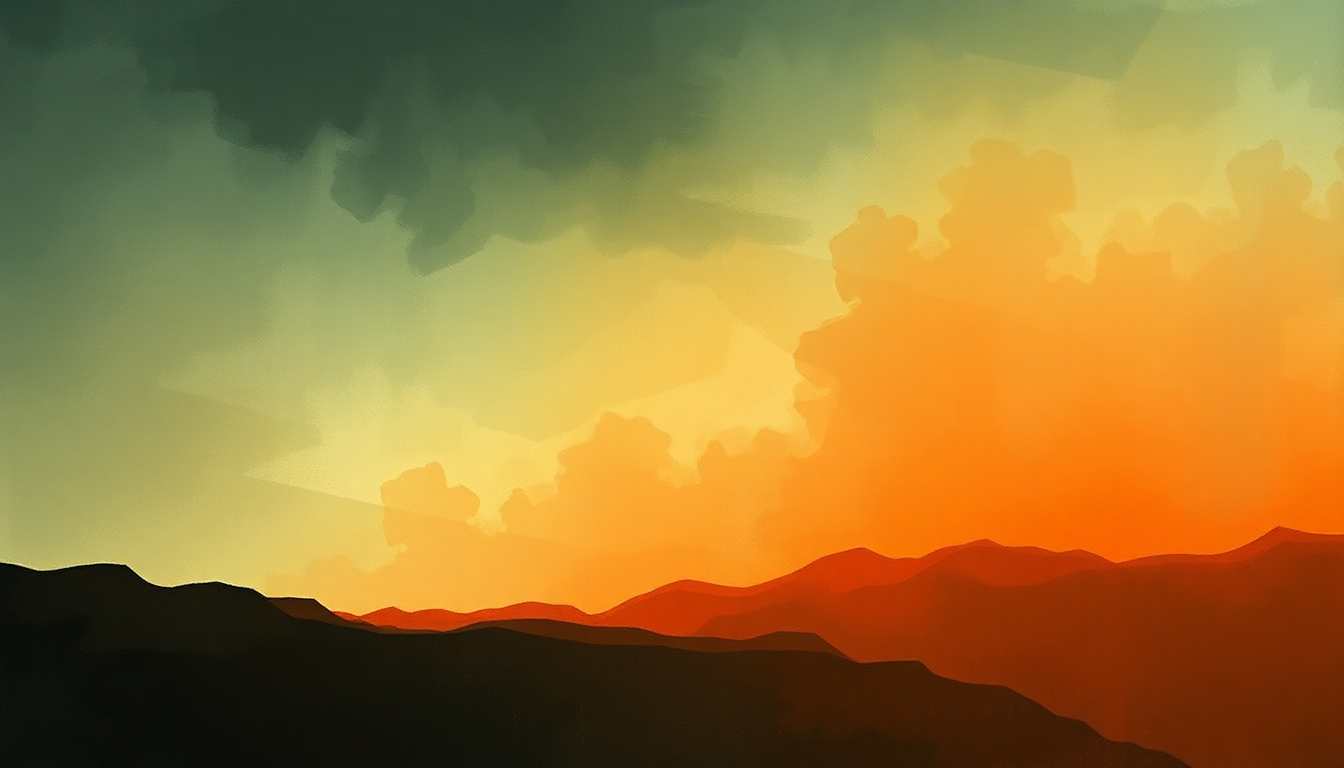 Fan-driven abstract illustration evoking the emotional arc of Revelations by Audioslave