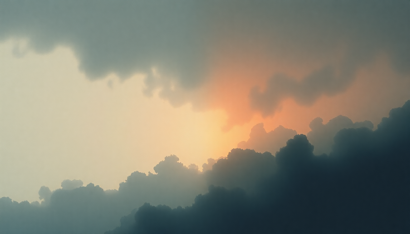 Fan-driven abstract illustration evoking the emotional arc of Ribs by Lorde