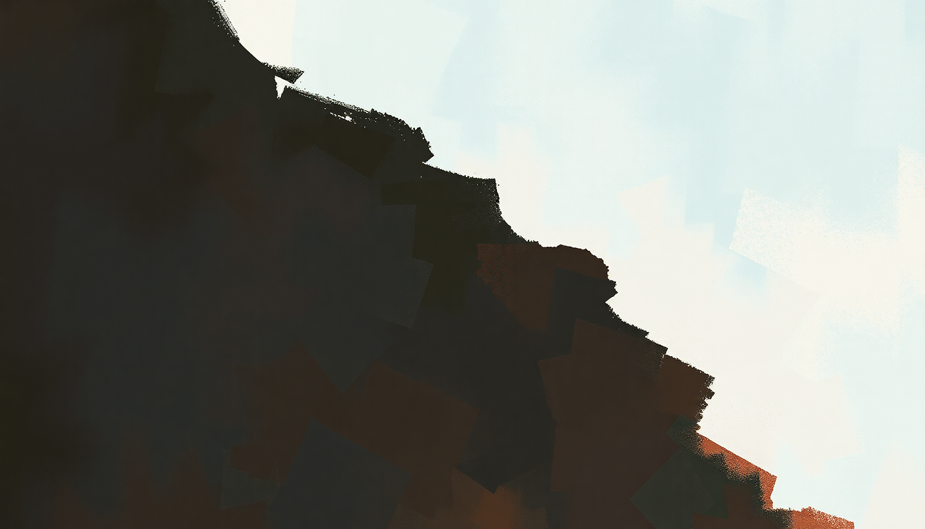 Fan-driven abstract illustration evoking the emotional arc of Ride by The Vines