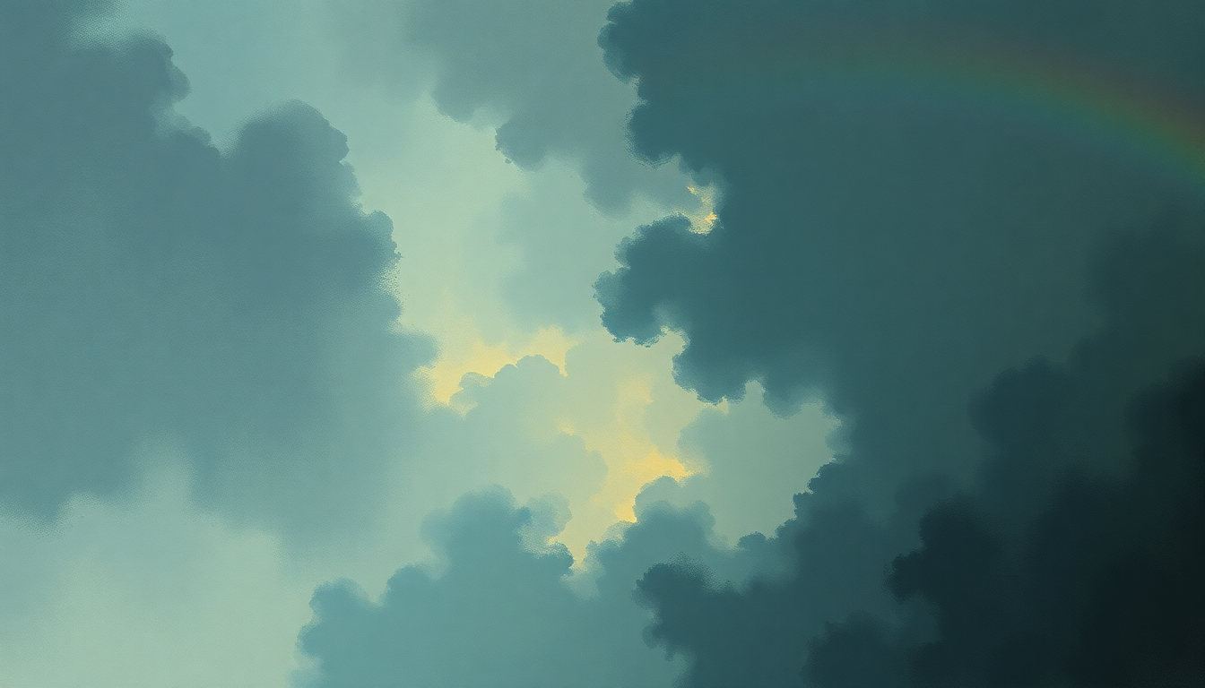 Fan-driven abstract illustration evoking the emotional arc of Rie y Llora by Celia Cruz