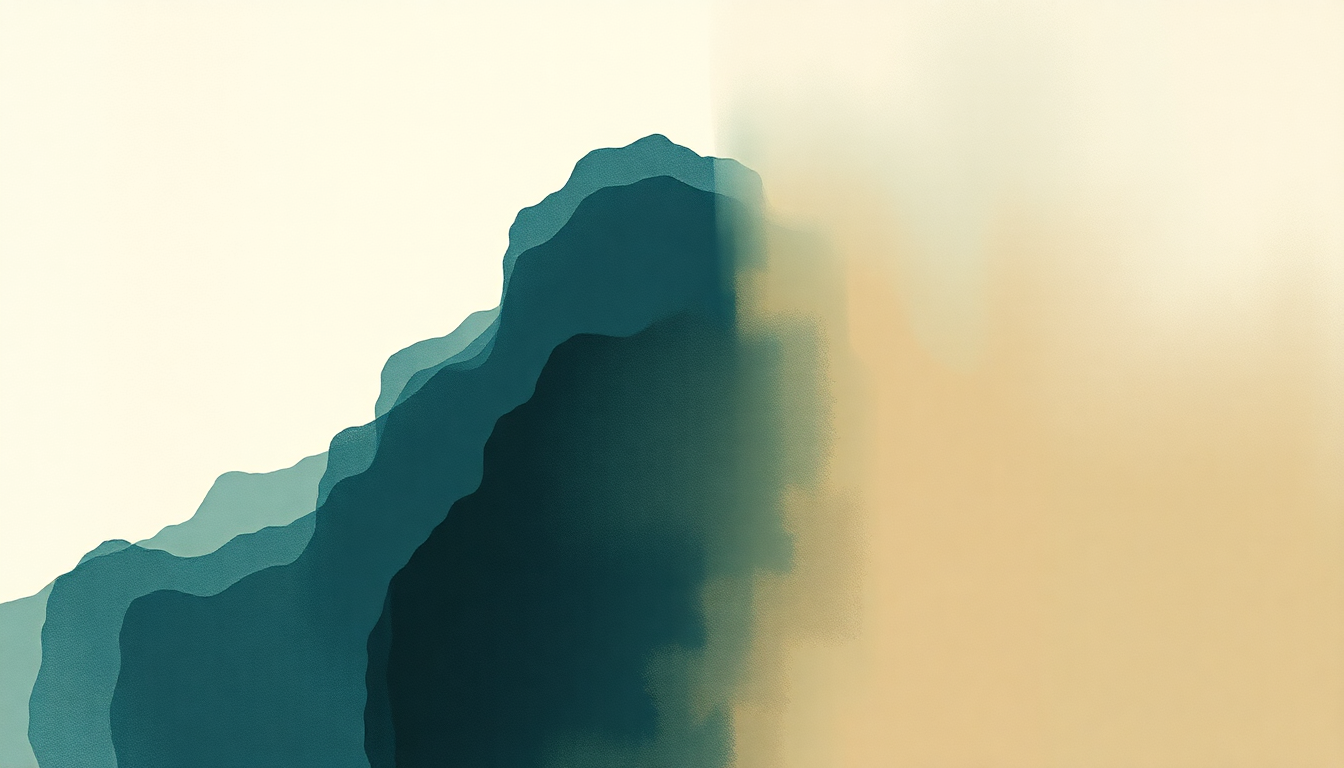 Fan-driven abstract illustration evoking the emotional arc of Right Here by Staind