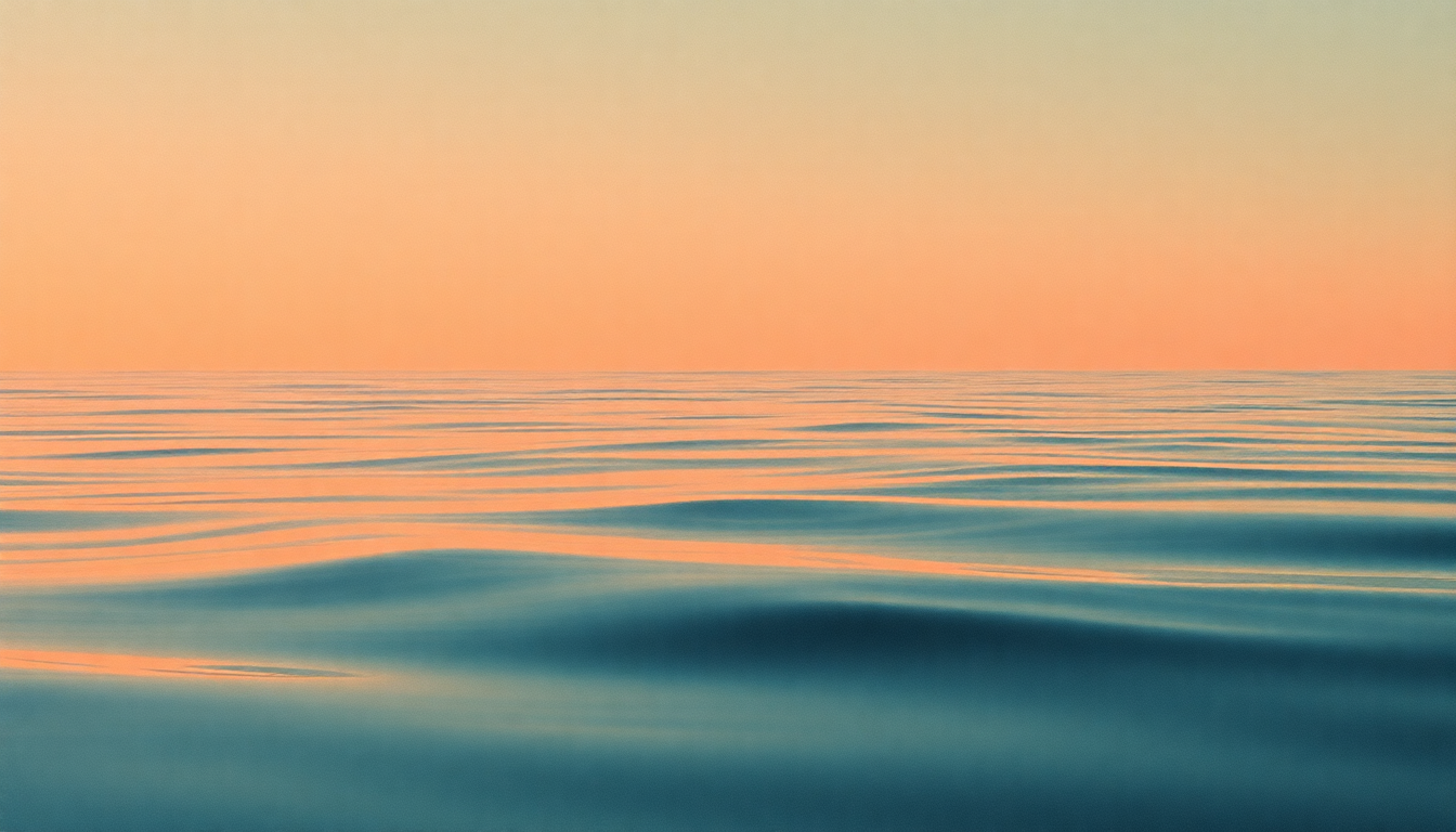 Fan-driven abstract illustration evoking the emotional arc of Ripples by Genesis