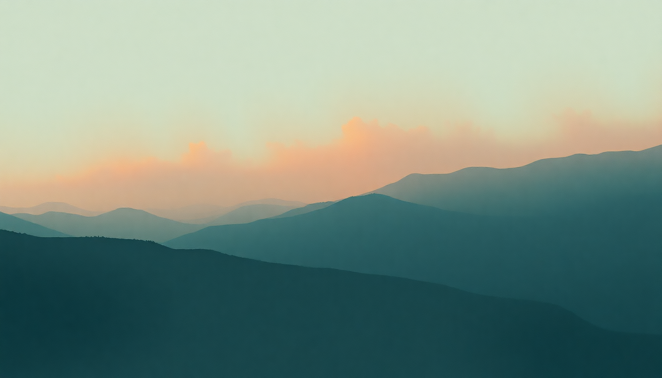 Fan-driven abstract illustration evoking the emotional arc of River Cross by Pearl Jam