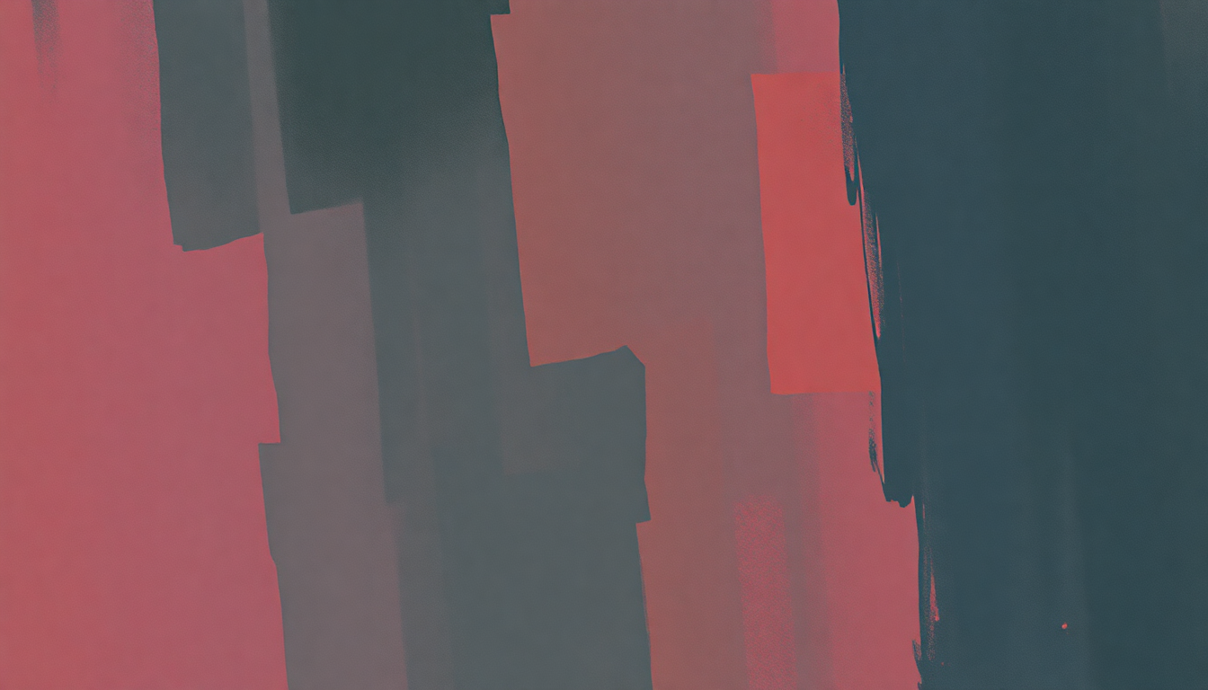 Fan-driven abstract illustration evoking the emotional arc of Rock n Roll Lies by Razorlight