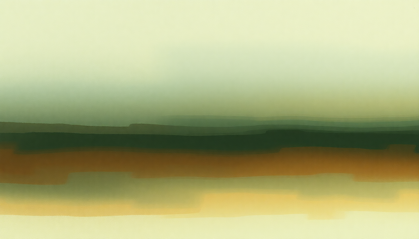 Fan-driven abstract illustration evoking the emotional arc of Ron by Slint