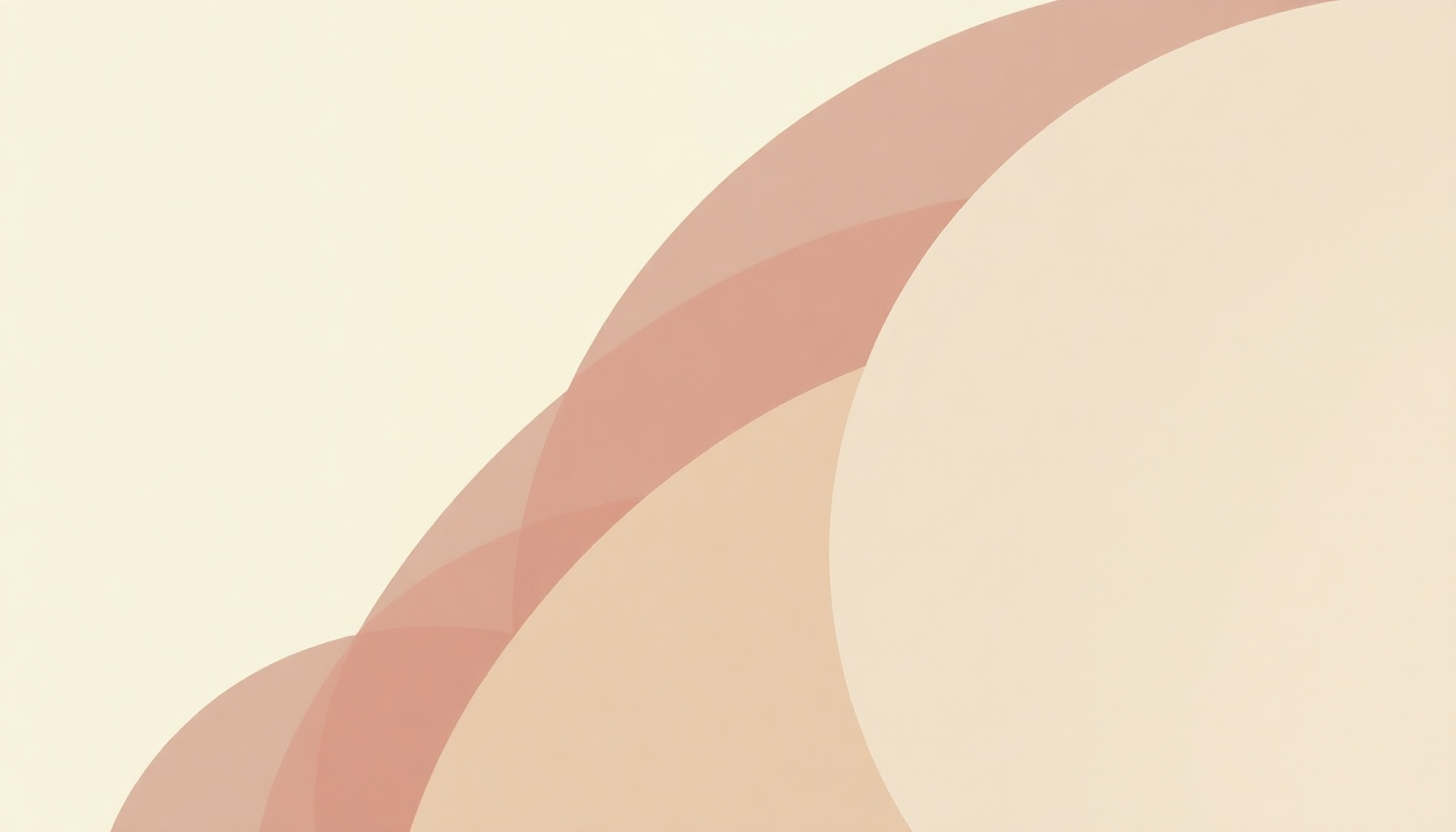 Fan-driven abstract illustration evoking the emotional arc of Rounds by Four Tet