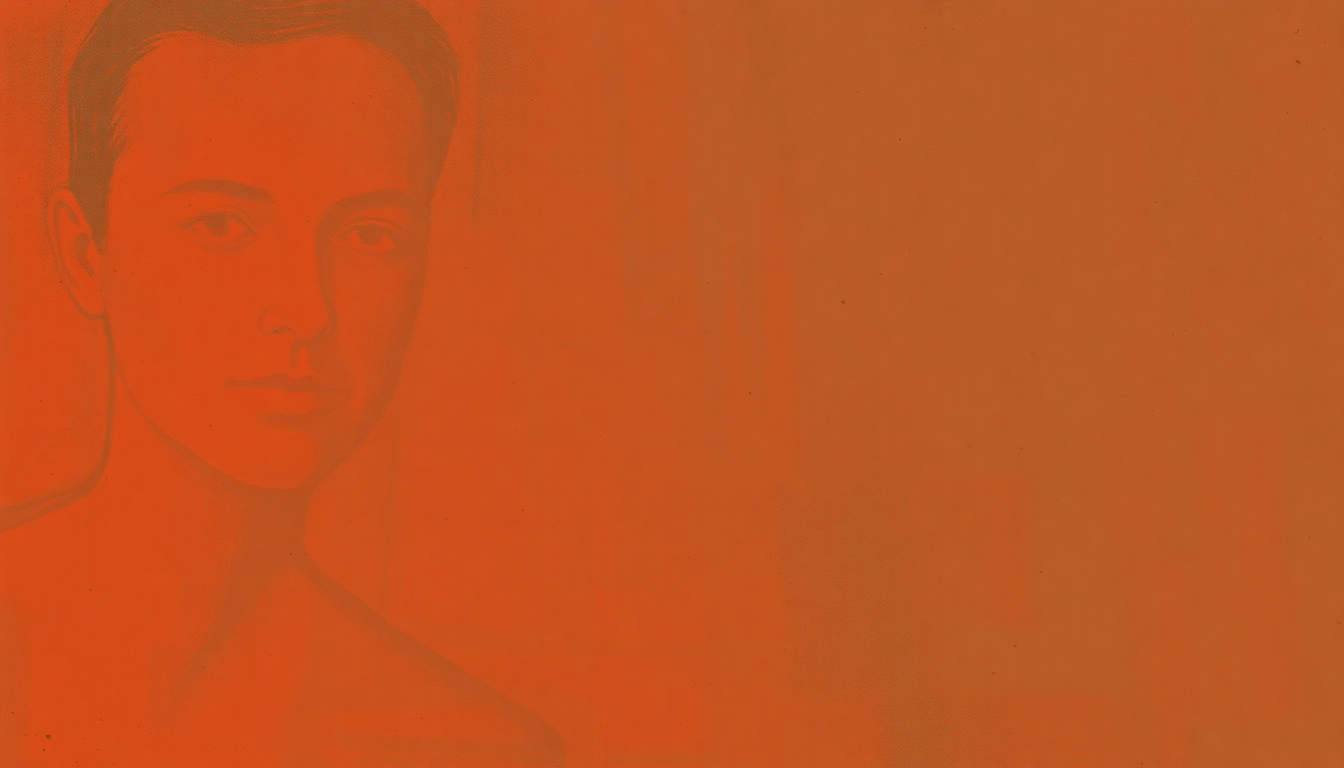 Fan-driven abstract illustration evoking the emotional arc of Ruby, My Dear by Thelonious Monk