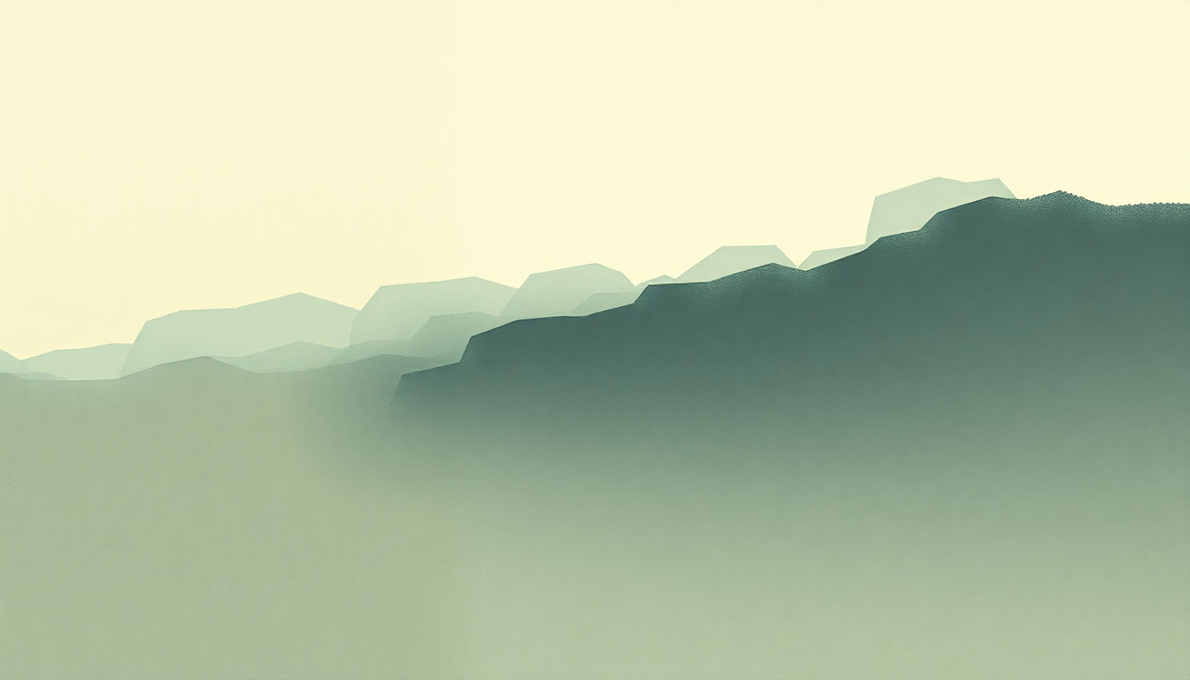 Fan-driven abstract illustration evoking the emotional arc of Run by Hozier