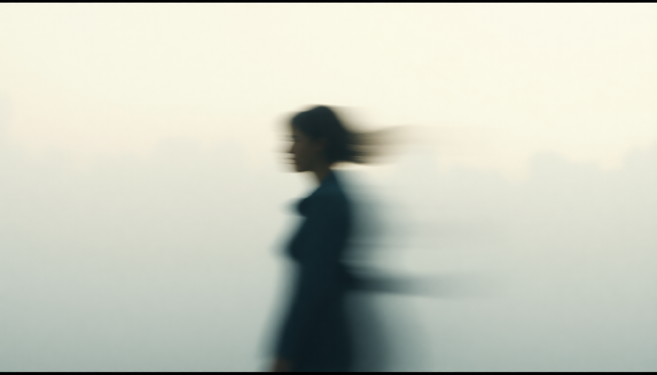 Fan-driven abstract illustration evoking the emotional arc of Run Me Through by Perfume Genius