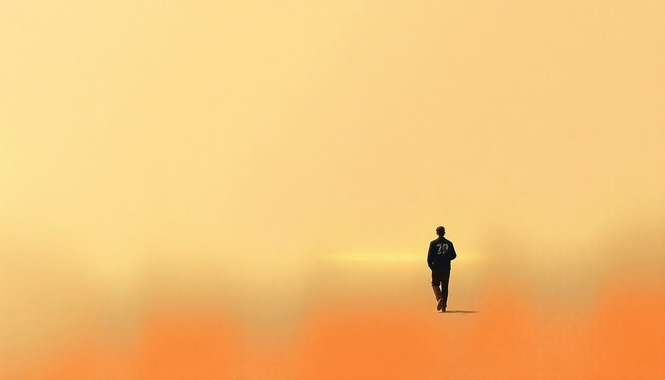 Fan-driven abstract illustration evoking the emotional arc of Run to Me by Bee Gees