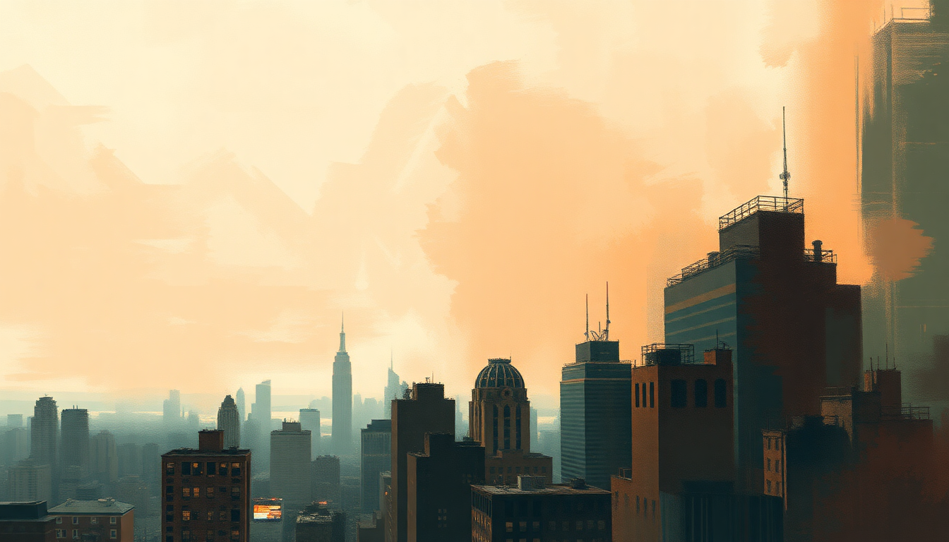 Fan-driven abstract illustration evoking the emotional arc of Safe in New York City by AC/DC