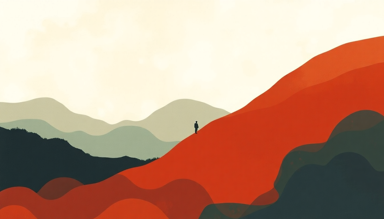 Fan-driven abstract illustration evoking the emotional arc of Saint Pablo by Kanye West