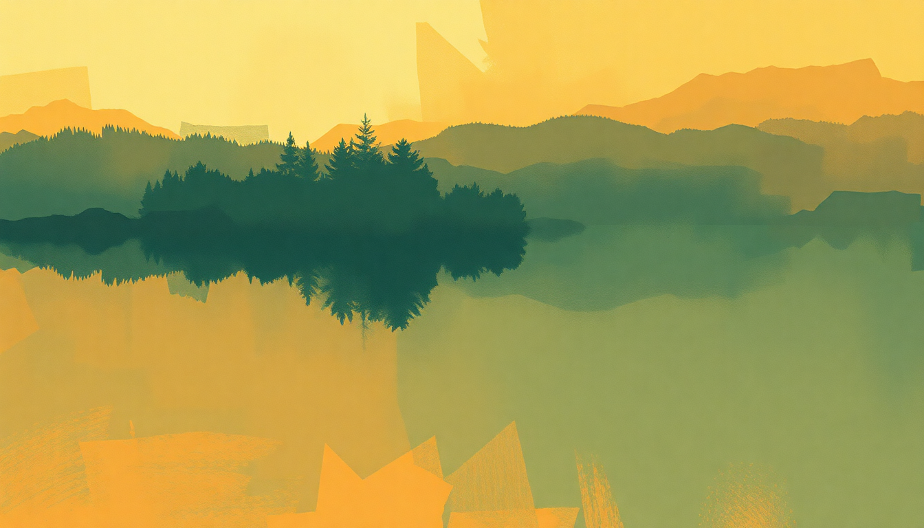 Fan-driven abstract illustration evoking the emotional arc of Samba de Uma Nota So by Stan Getz