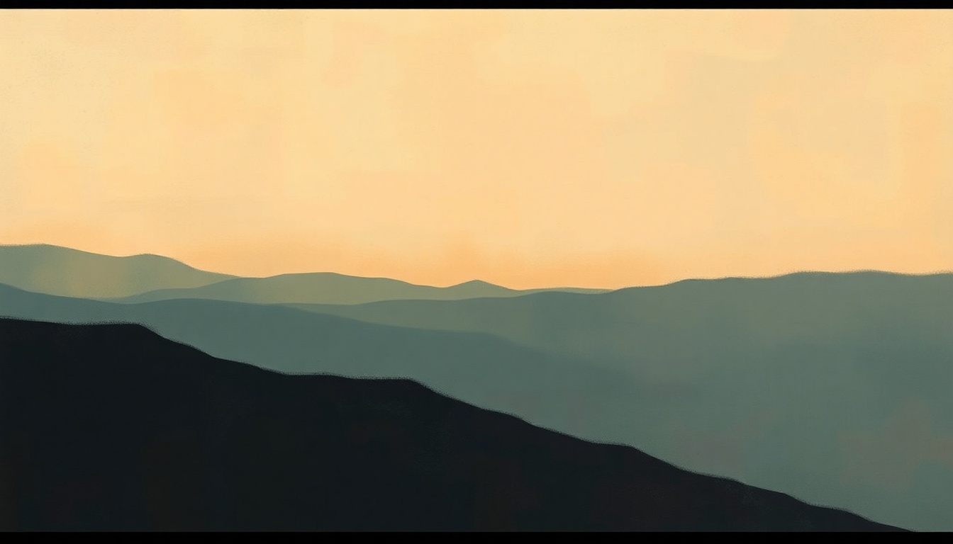 Fan-driven abstract illustration evoking the emotional arc of Sandu by Clifford Brown