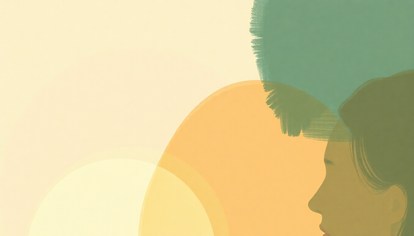 Fan-driven abstract illustration evoking the emotional arc of Sarah by Alex G