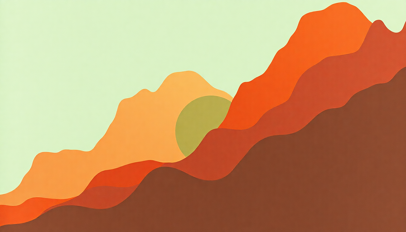 Fan-driven abstract illustration evoking the emotional arc of Sasquatch by Camel