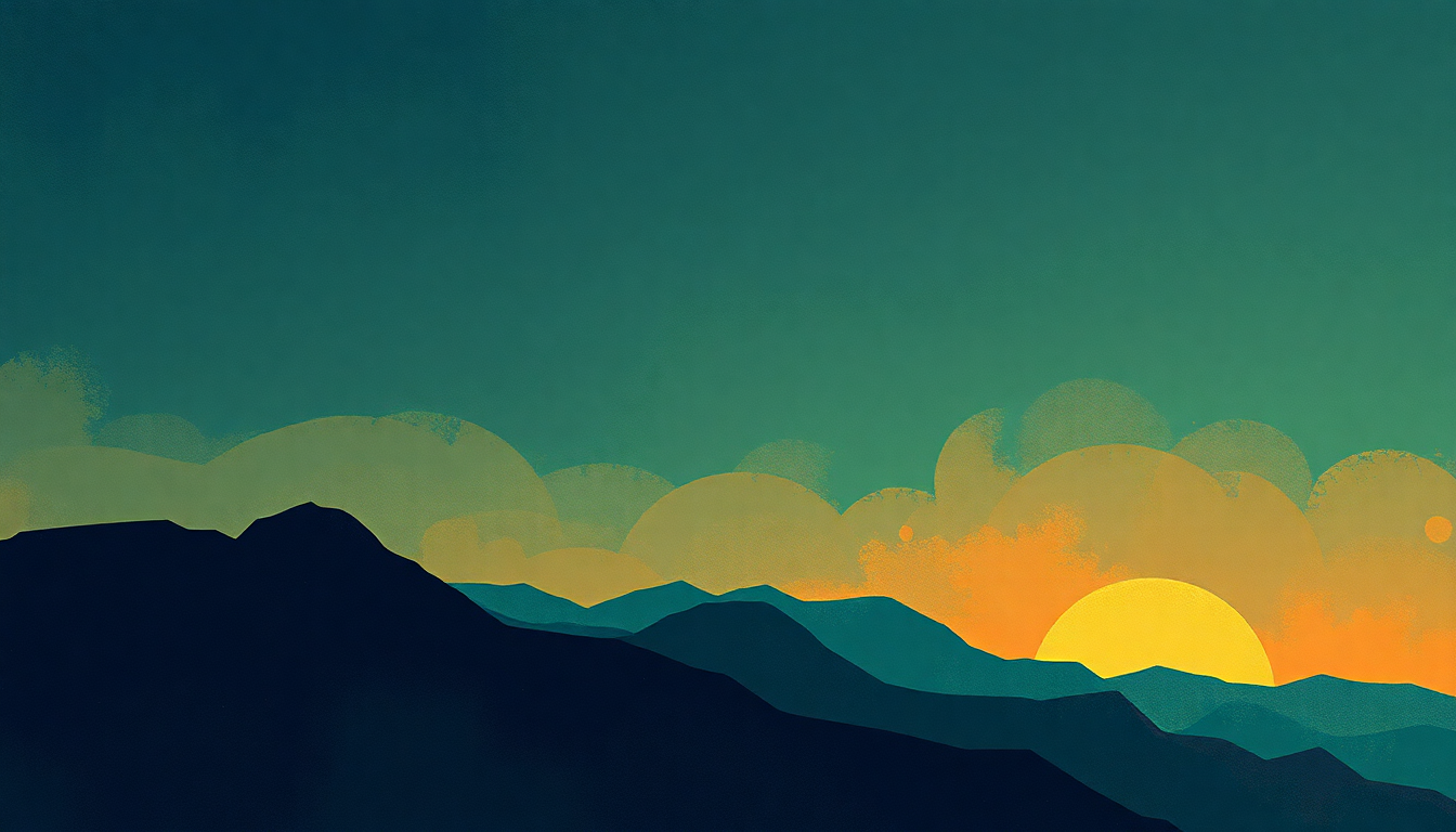 Fan-driven abstract illustration evoking the emotional arc of Satellite Radio by Steve Earle