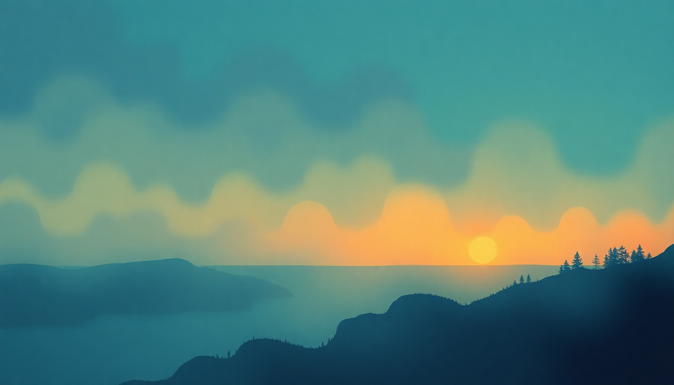 Fan-driven abstract illustration evoking the emotional arc of Saturday Nights by Khalid