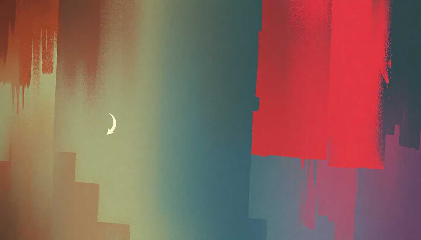 Fan-driven abstract illustration evoking the emotional arc of Saving My Heart by Yes