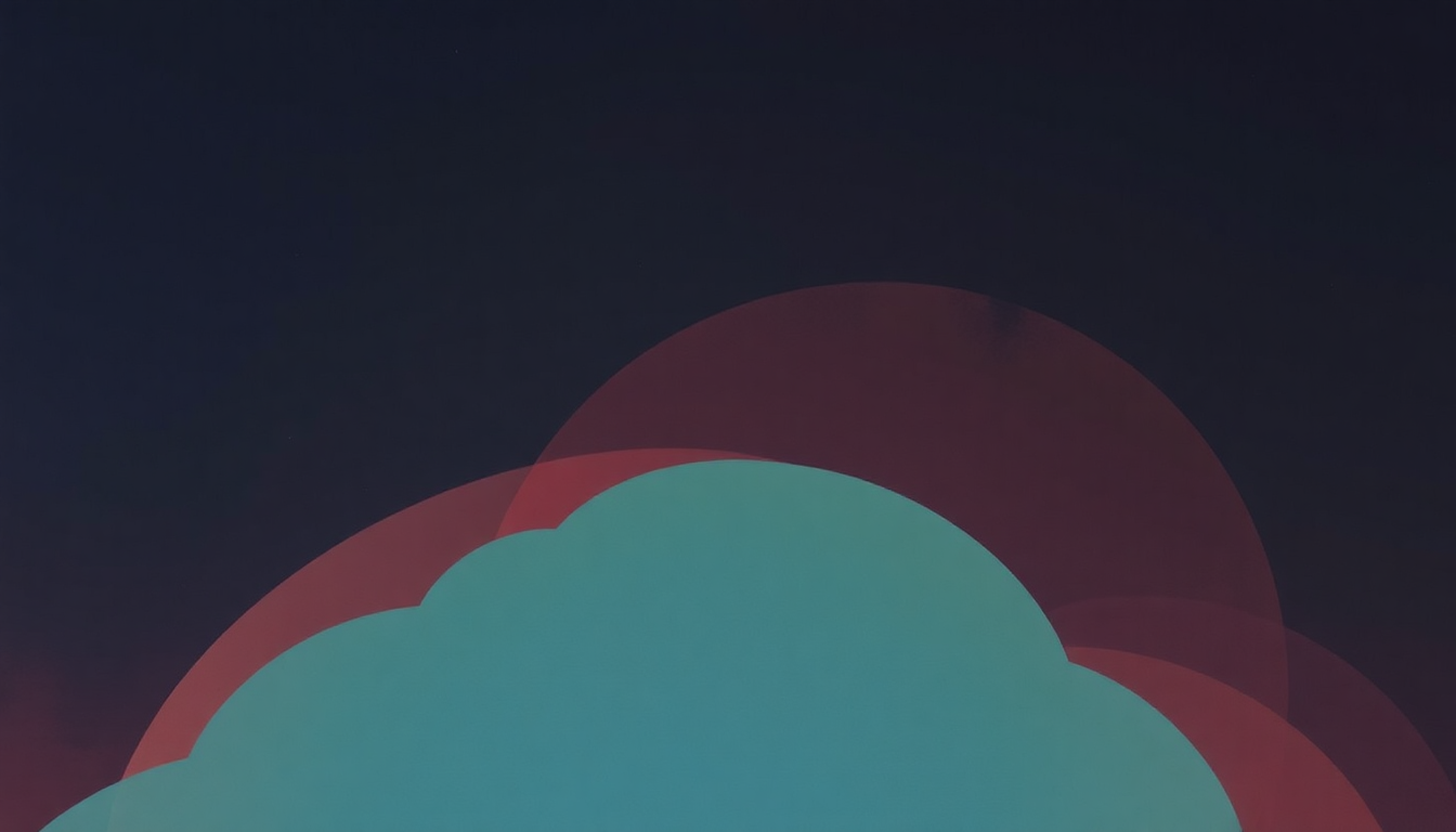 Fan-driven abstract illustration evoking the emotional arc of Say Hello, Wave Goodbye by Soft Cell