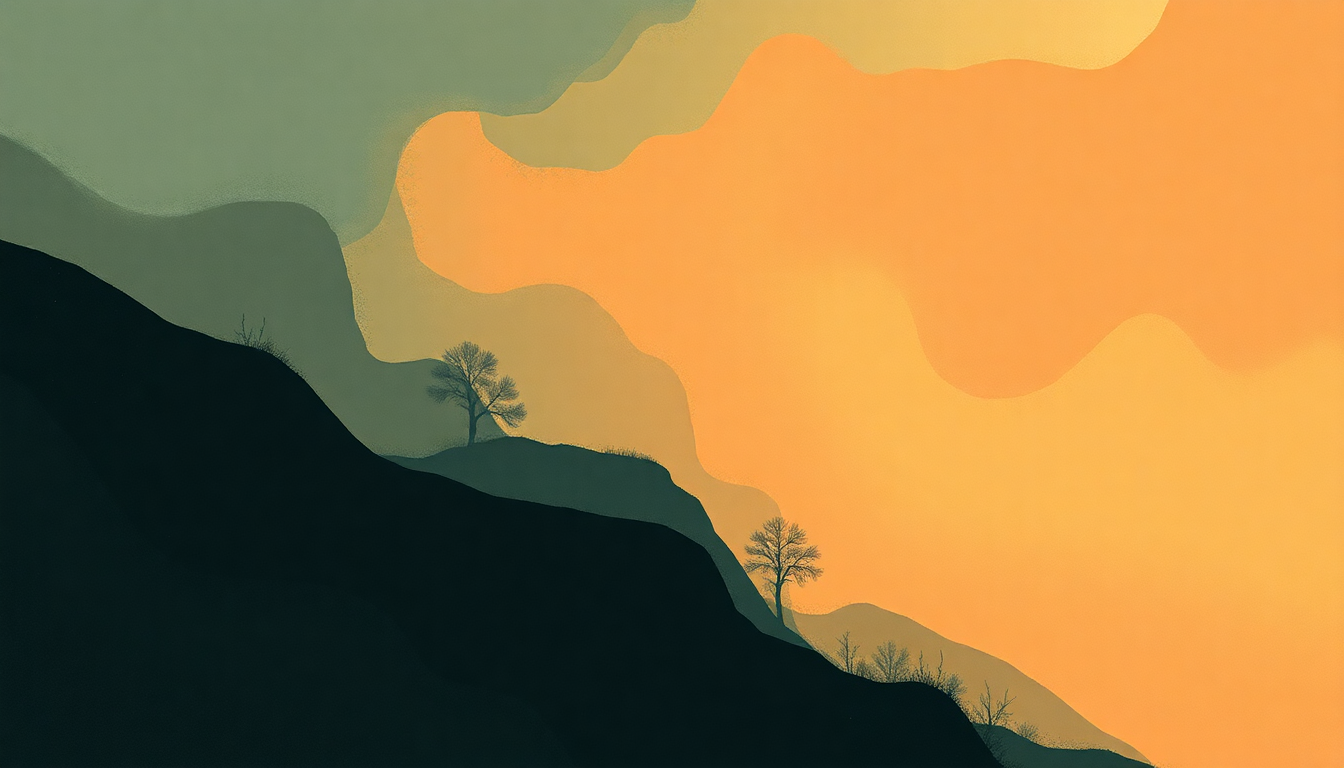 Fan-driven abstract illustration evoking the emotional arc of Scorpio Rising by Soccer Mommy