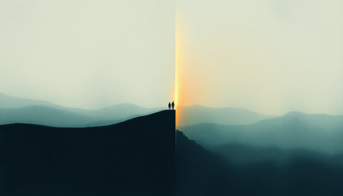 Fan-driven abstract illustration evoking the emotional arc of Secret Door by Arctic Monkeys