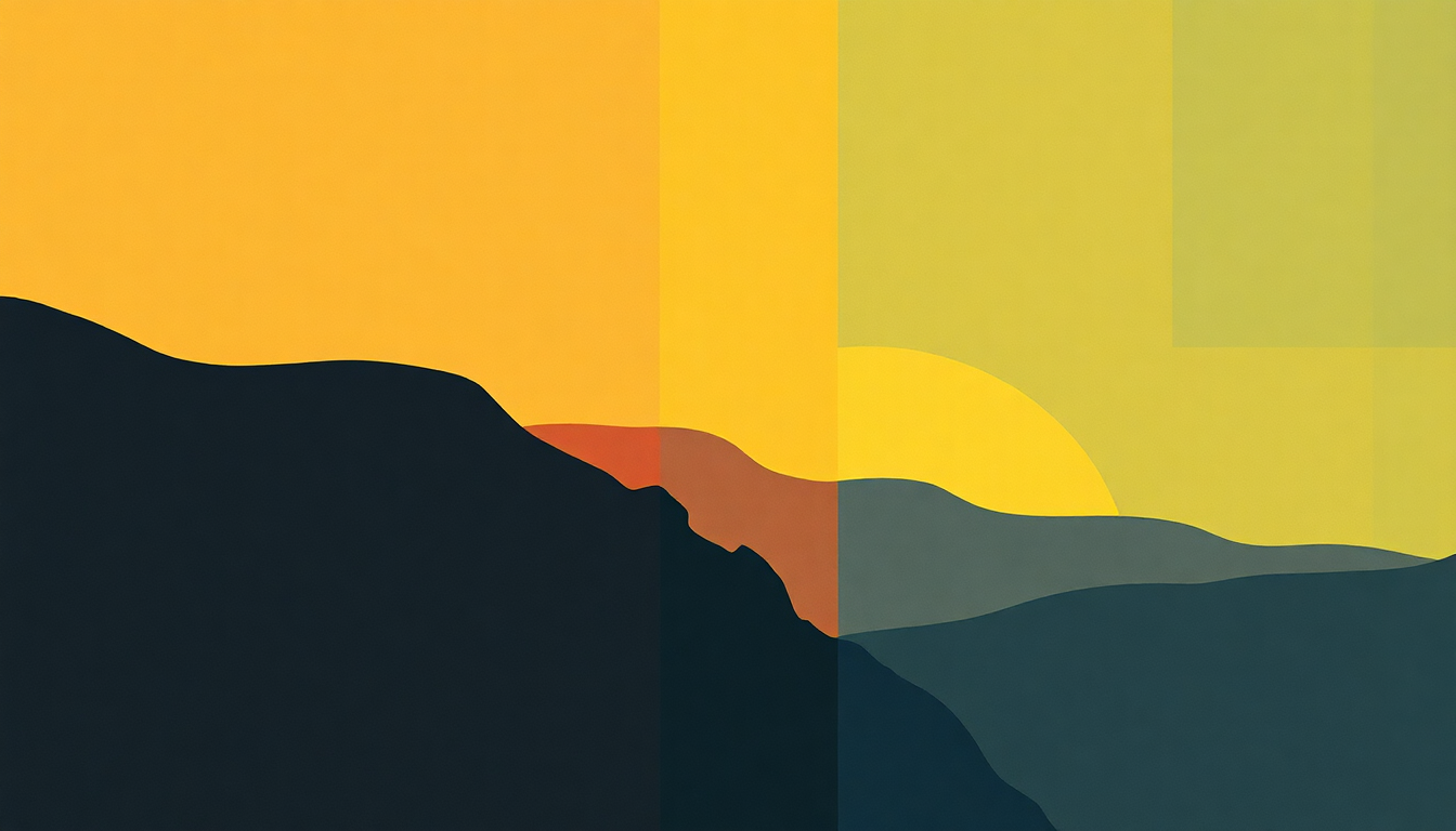 Fan-driven abstract illustration evoking the emotional arc of See No Evil by Television