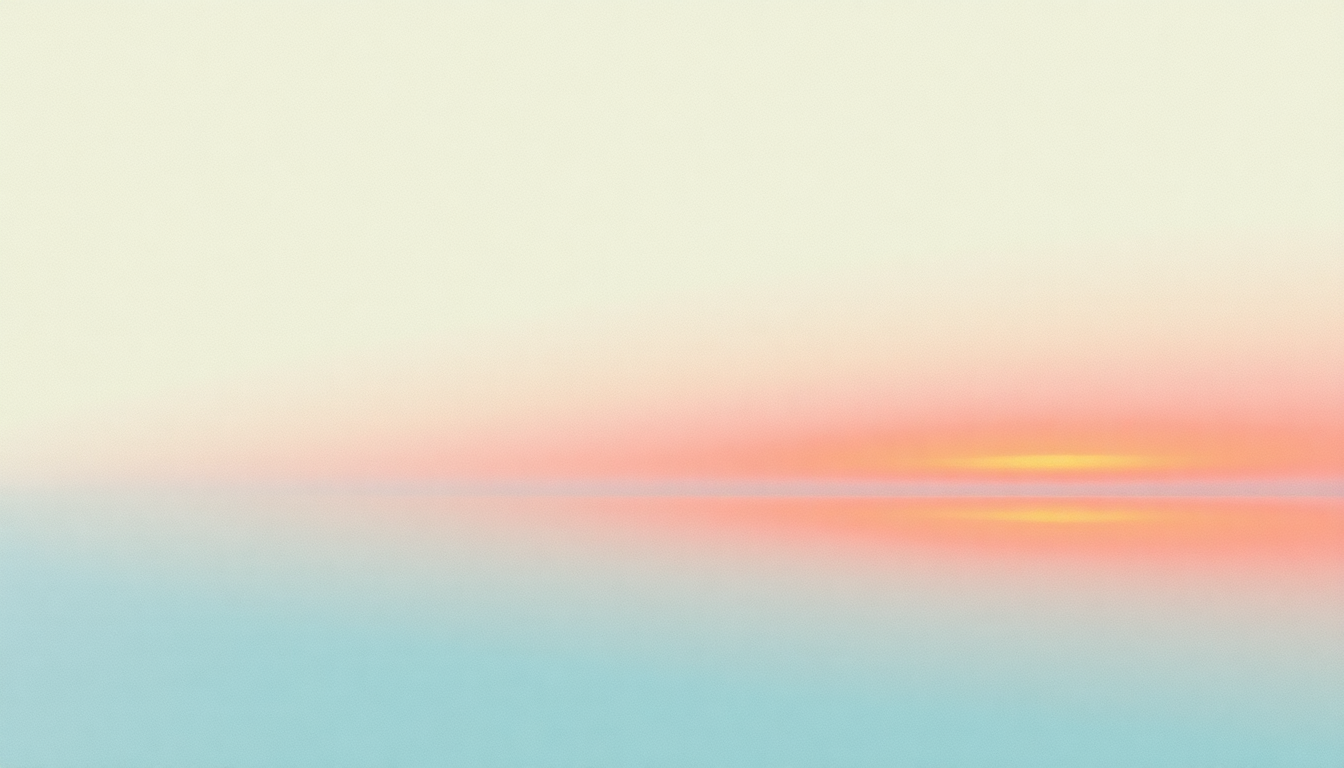 Fan-driven abstract illustration evoking the emotional arc of Seeland by Neu!