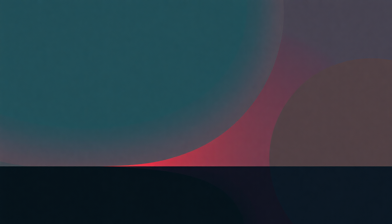 Fan-driven abstract illustration evoking the emotional arc of Seen and Not Seen by Talking Heads