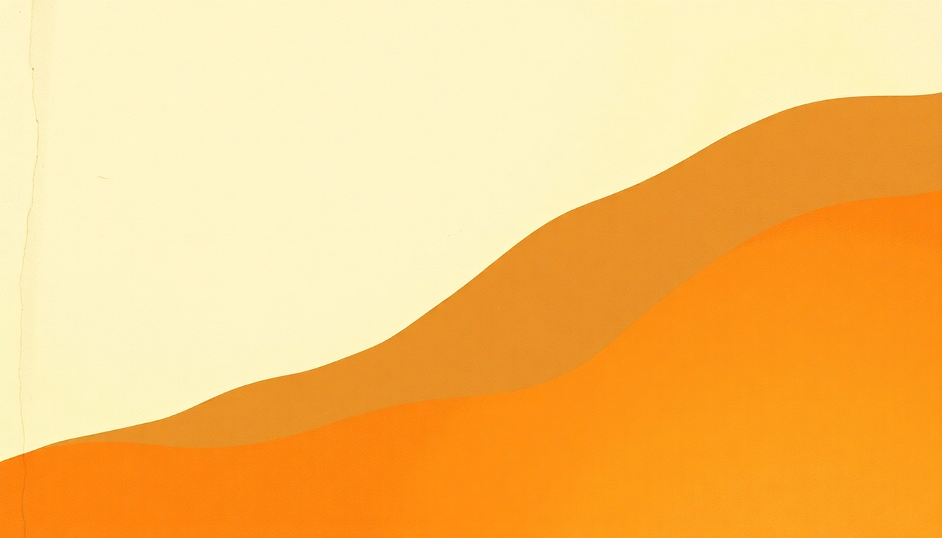 Fan-driven abstract illustration evoking the emotional arc of Selva by Camel