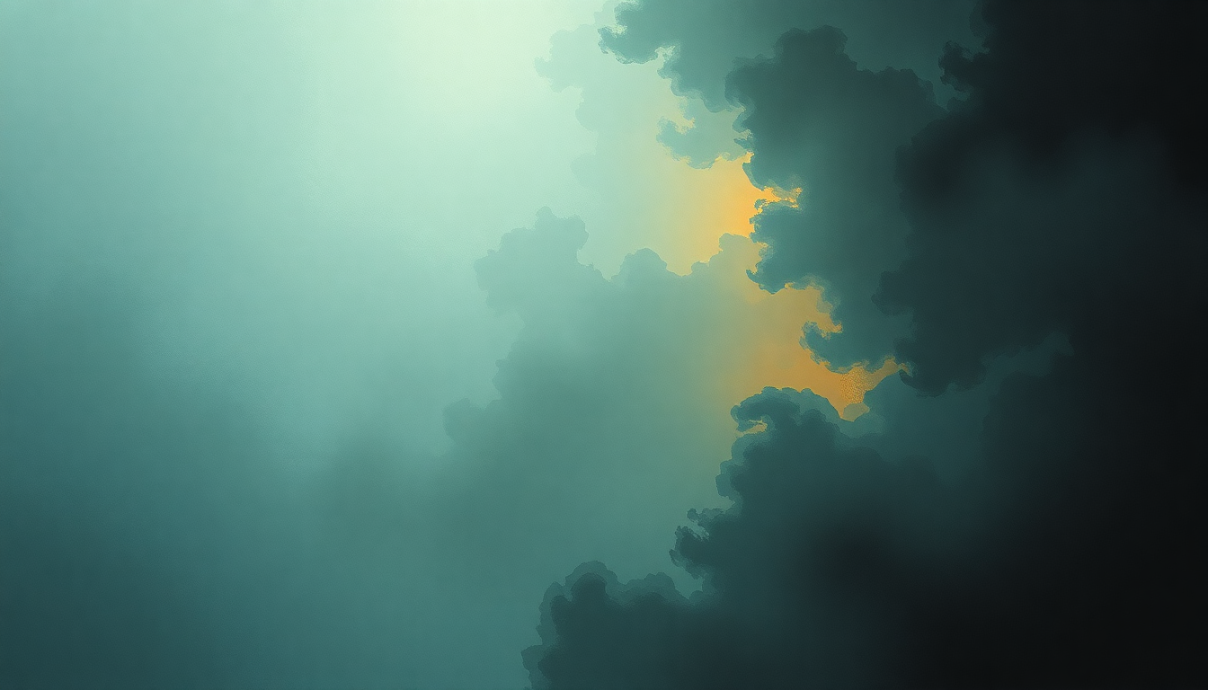 Fan-driven abstract illustration evoking the emotional arc of Send the Pain Below by Chevelle