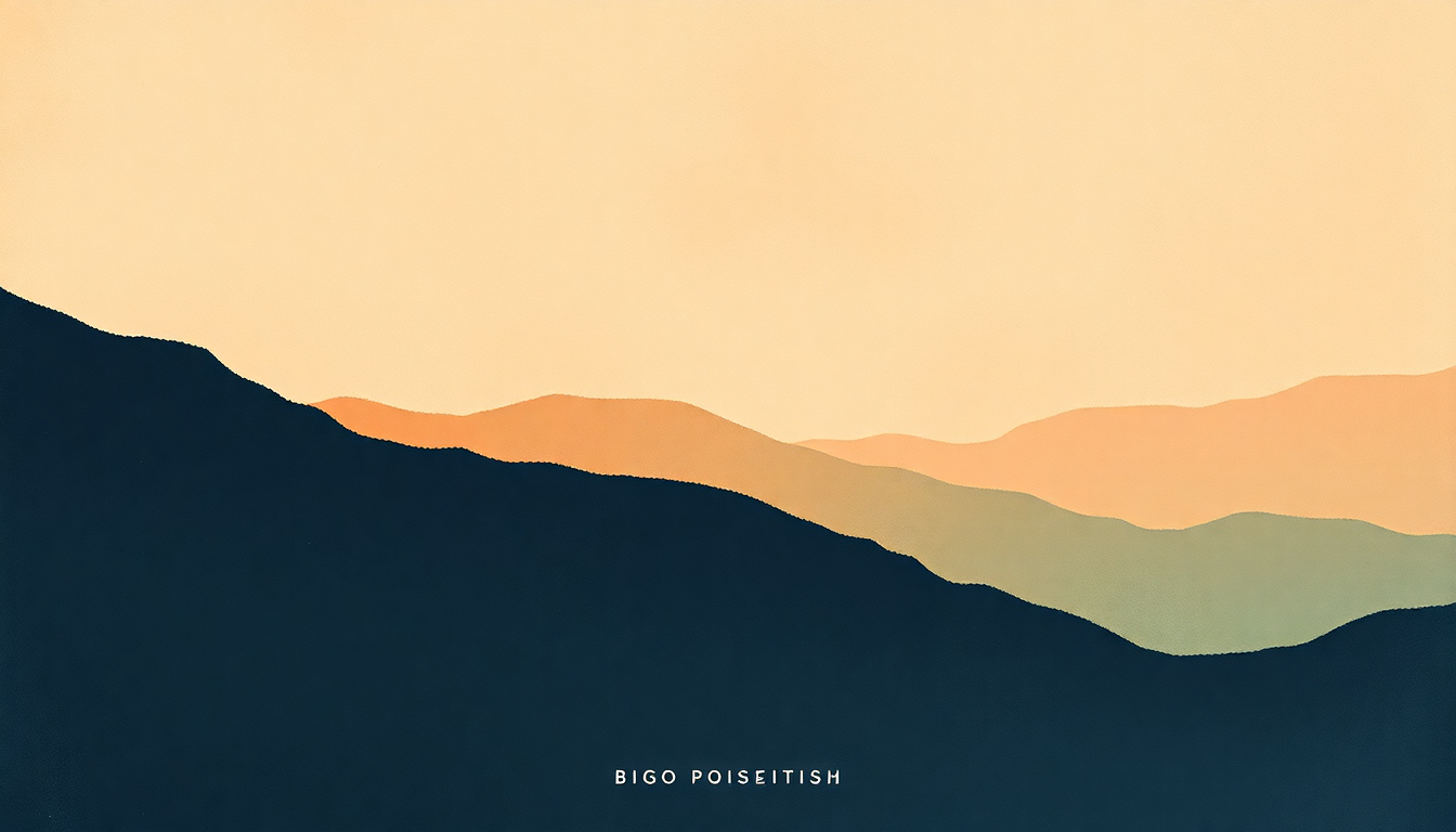 Fan-driven abstract illustration evoking the emotional arc of Señor (Tales of Yankee Power) by Bob Dylan