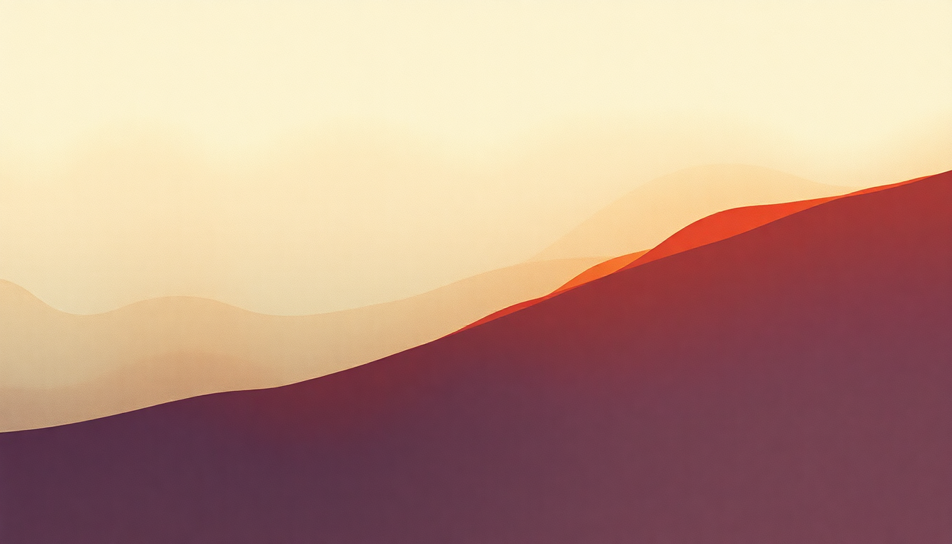 Fan-driven abstract illustration evoking the emotional arc of Separation by Camel