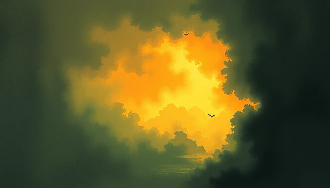 Fan-driven abstract illustration evoking the emotional arc of Set It Off by Audioslave