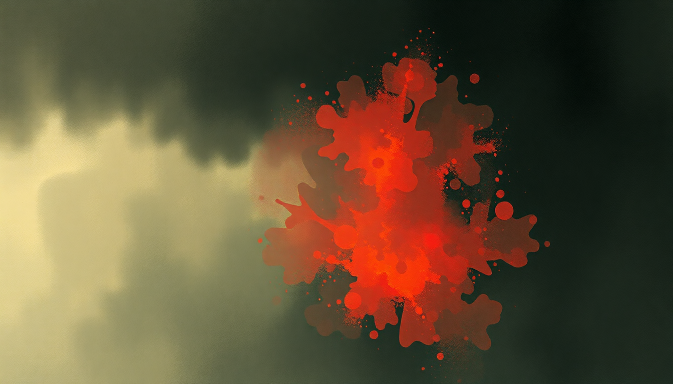 Fan-driven abstract illustration evoking the emotional arc of Shame on a Nigga by Wu-Tang Clan